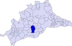 Location of the municipality of Coín