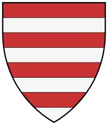 Árpád dynasty arms used and granted by Louis I