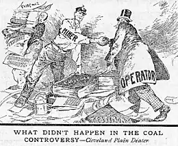 Image 27Political cartoon about the Coal Strike of 1902 from the Cleveland Plain Dealer.