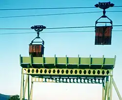 Coal Handling Ropeway (supply of coal from Manugur open cast mine to Aswapuram Heavy Water Plant  (it also has a colony))