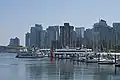 The Westin Bayshore and Coal Harbour, 1970 tower in center