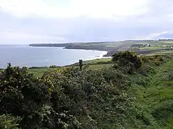 Coastal path in Ballynagaul More (Baile na nGall Mór) townland