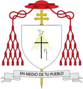 Víctor Manuel Fernández's coat of arms