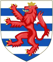 The Lusignan coat of arms, granted in the 12th century