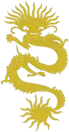 Variant coat of arms of the Nguyễn dynasty.