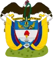 Coat of Republic of Colombia (1886-1924)