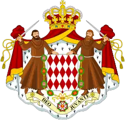 Arms of dominion of the Prince of Monaco, Albert II