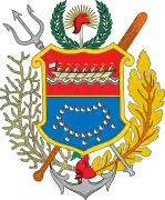 Coat of arms of Nueva Esparta, adopted in 1917