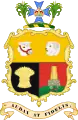 Queensland's official coat of arms from 1902 to 1953.