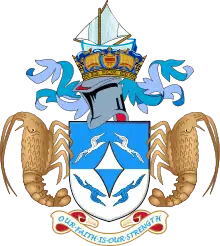 Coat of arms of Tristan da Cunha