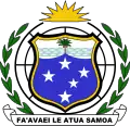 Coat of arms of Western Samoa from 1951 to 1962.