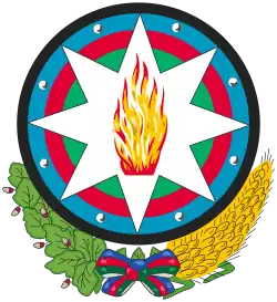 Coat of arms of the Azerbaijan Democratic Republic, 1920.