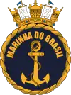 A naval crown in the coat of arms of the Brazilian Navy