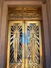 Doors of Cochise County Courthouse in Bisbee, Arizona