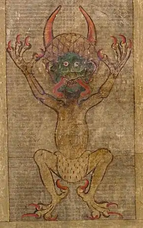 An early illustration of the Devil