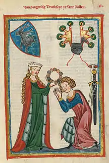 Image 8The Codex Manesse, a German book from the Middle Ages (from History of books)