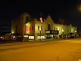 Coleman Theatre in downtown Miami at night