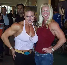 Colette Nelson (left)