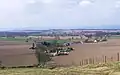 The village of Collace from Dunsinane Hill