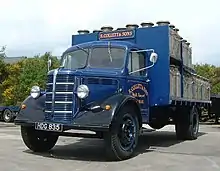 One of Collett's early milk wagons