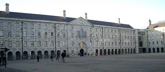 Main Square of the (Royal) Collins Barracks, Dublin