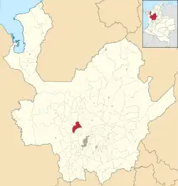 Location of the municipality and town of Sopetrán in the Antioquia Department of Colombia