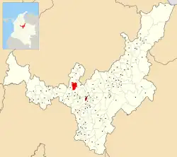 Location of the municipality and town of Gachantivá in the Boyacá department of Colombia