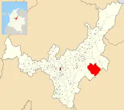 Location of the municipality and town of Labranzagrande in the Boyacá Department of Colombia.