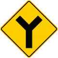 SP-15 "Y" junction ahead