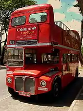 Image 98AEC Routemaster in Sri Lanka (from Double-decker bus)