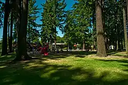 The playground at Columbia Park