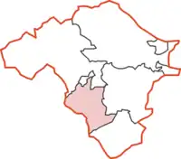 Colwyn Rural District within Radnorshire