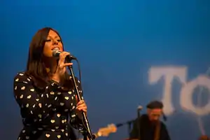 Mônica da Silva performing with Complicated Animals 2015