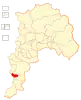 Map of El Tabo commune in the Valparaíso Region