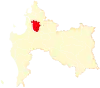 Location of Hualqui commune in the Bío Bío Region