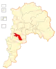 Location of the Limache commune in the Valparaíso Region