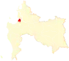 Location of Lota commune in the Biobío Region