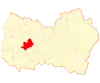 Map of Peralillo commune in O'Higgins Region