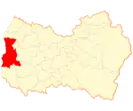 Location of the Pichilemu commune in O'Higgins Region