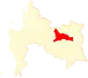 Location of commune in the Bío Bío Region