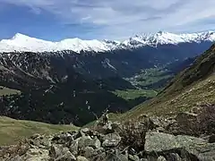 The commune lies at the limit of the Vanoise National Park