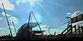 The construction of the stadium