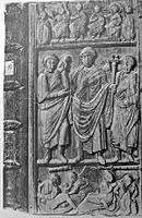 Diptych of Constantius III, produced for his consulate in 413 or 417.