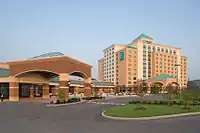 Attached Embassy Suites Hotel