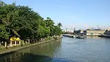 Image 26A view of the southern side of Isla de Convalecencia from the Ayala Bridge over the Pasig River (from List of islands of the Philippines)