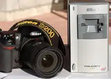 Digital SLR Nikon D200 and a Nikon film scanner