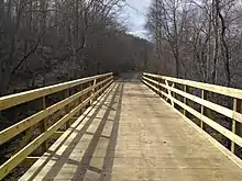 Coon Creek Bridge on the Elk River Trail