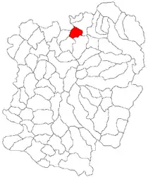 Location in Caraș-Severin County