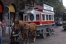 Image 64Preserved 1857 horse bus in Copenhagen (from Horsebus)