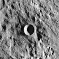 Copernicus H crater with subtle dark-halo